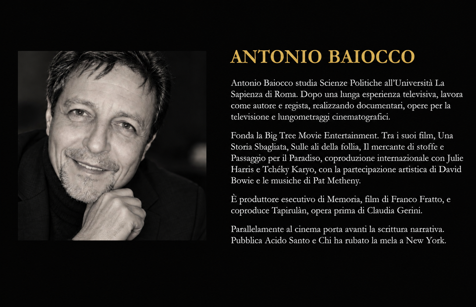 Biografia di Antonio Baiocco